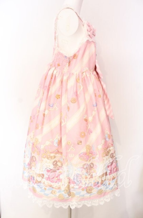 画像4: To Alice / スイーツドームジャンパースカート  ピンク O-25-08-26-073-LO-OP-IG-OS (4)