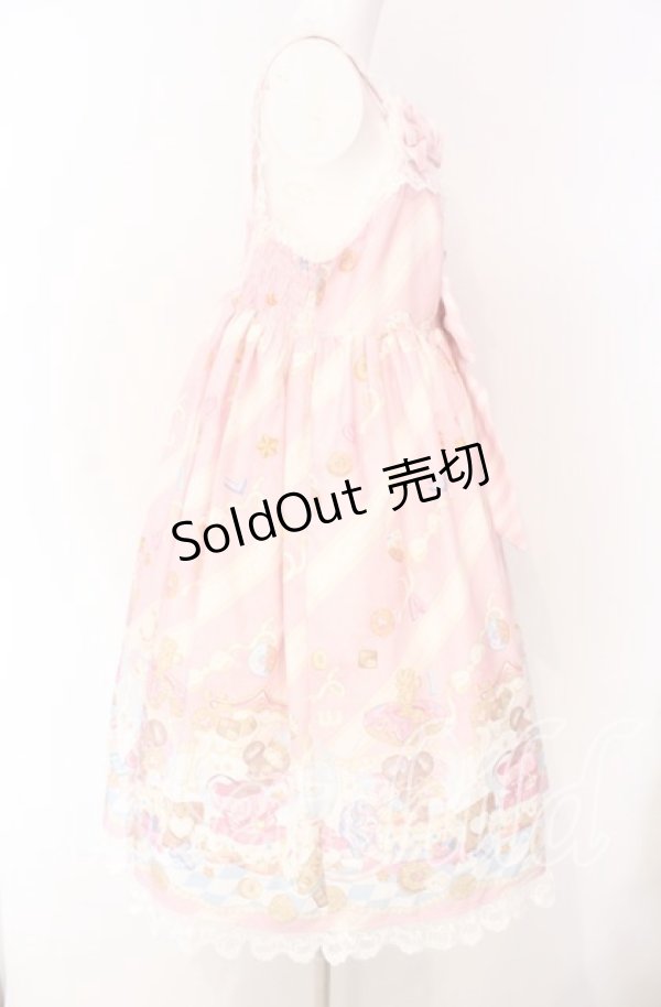 画像4: To Alice / スイーツドームジャンパースカート  ピンク O-25-08-26-073-LO-OP-IG-OS (4)