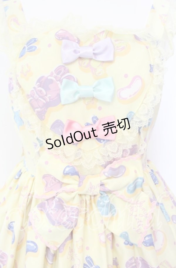 画像2: Angelic Pretty / Jelly Candy Toysハートジャンパースカート  イエロー O-25-08-26-074-AP-OP-IG-OS (2)