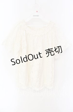 画像: axes femme / 総レーストップス M キナリ O-25-08-26-086-AX-TO-OW-ZT510