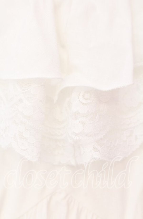 画像2: axes femme / ボリュームフリルチュニック F シロ O-25-08-26-089-AX-TO-OW-ZT510 (2)