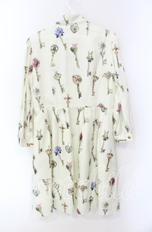 画像3: MILK / ラビリンスkeyワンピース  アイボリー O-25-08-26-096-ML-OP-IG-OS (3)