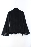 画像2: Moi-meme-Moitie / 別珍袖フレアージャケット 9号 ブラック O-25-08-26-097-MO-JA-IG-OS (2)