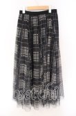 画像2: axes femme / チェック柄フレアスカート  クロ O-25-08-26-112-AX-SK-IG-ZT510 (2)
