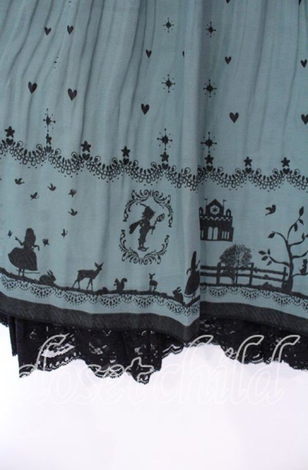 画像2: a.r.w / シルエットプリーツスカート  グリーン O-25-08-26-113-LO-SK-IG-ZT257 (2)