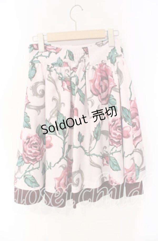 画像2: MILK / ロージーローズスカート M ピンク O-25-08-26-117-ML-SK-IG-ZT312 (2)
