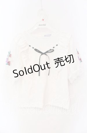 画像: axes femme POETIQUE / きらめく花園刺繍カットプルオーバー M 生成り O-25-08-26-022-AX-TO-YM-OS