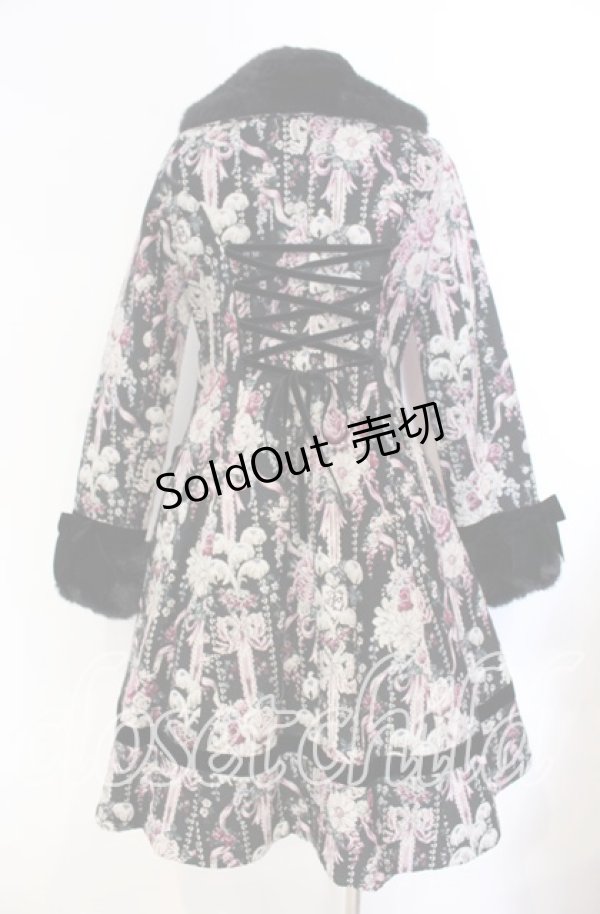 画像4: BABY,THE STARS SHINE BRIGHT / アントワネットブーケゴブランコート  クロ O-25-08-26-002-BA-CO-YM-OS (4)