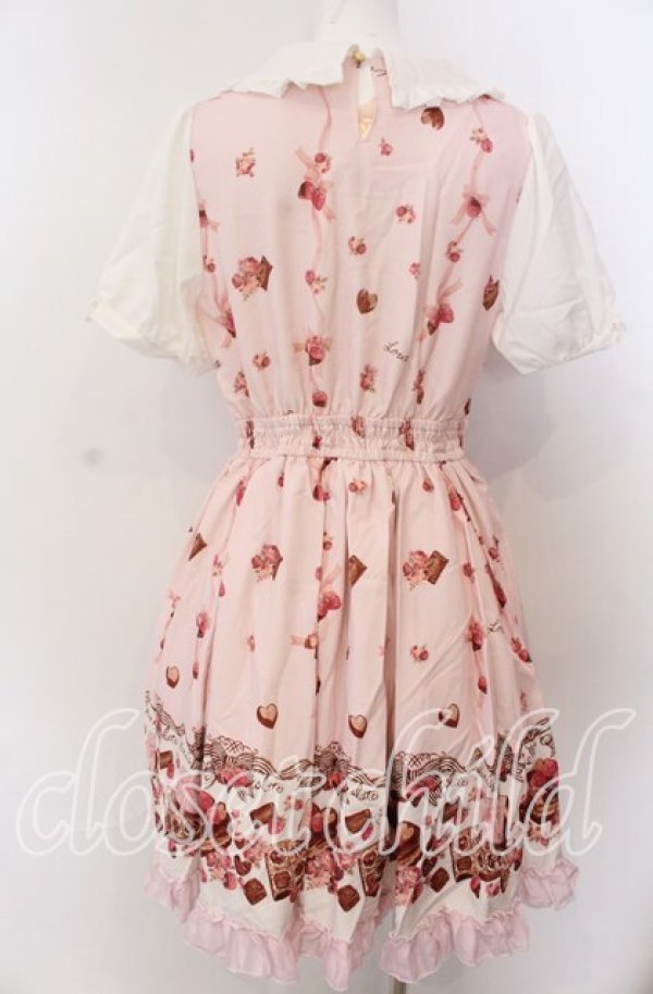 画像3: LIZ LISA / ショコラティエワンピース 2 ピンク O-25-08-27-043-LO-OP-OW-OS (3)