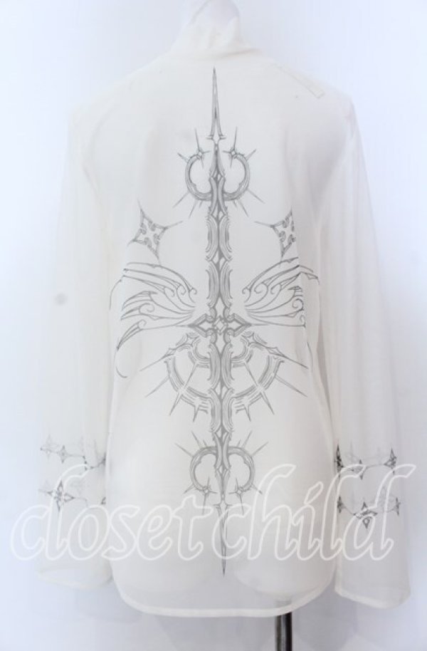 画像2: CuLLt / ANGEL TATTOO  トップス M ホワイト O-25-08-27-005-PU-TO-IG-ZT064 (2)