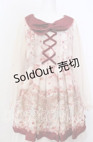 画像: LIZ LISA / 木苺柄トップス 0 アカ系 O-25-08-27-047-LO-TO-OW-OS