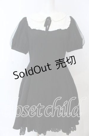 画像: mille fille closet / パティシエワンピース M クロ O-25-08-27-065-LO-OP-OW-OS