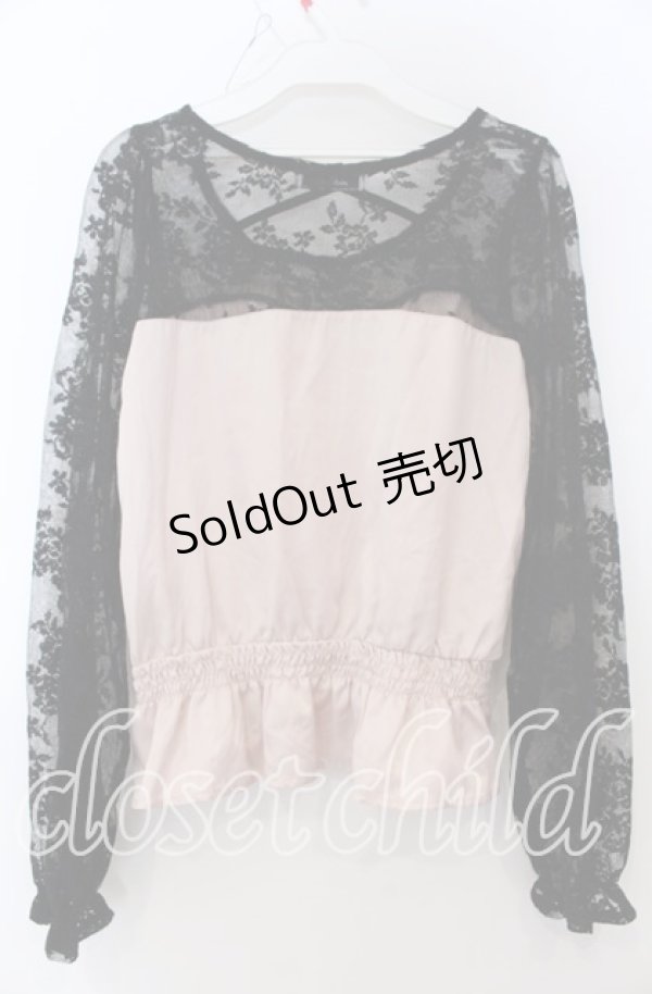 画像2: Ank Rouge / ビスチェ風切り替えプルオーバー M ピンク O-25-08-27-070-CA-TO-OW-ZT330 (2)