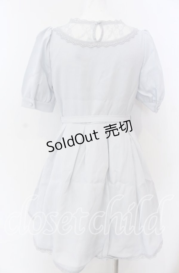 画像2: evelyn / Uキリカエワンピース  サックス O-25-08-27-071-LO-OP-OW-ZT234 (2)