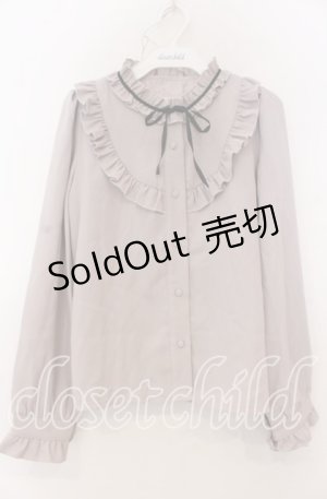 画像: evelyn / U切り替えブラウス  ピンク O-25-08-27-072-LO-BL-OW-OS