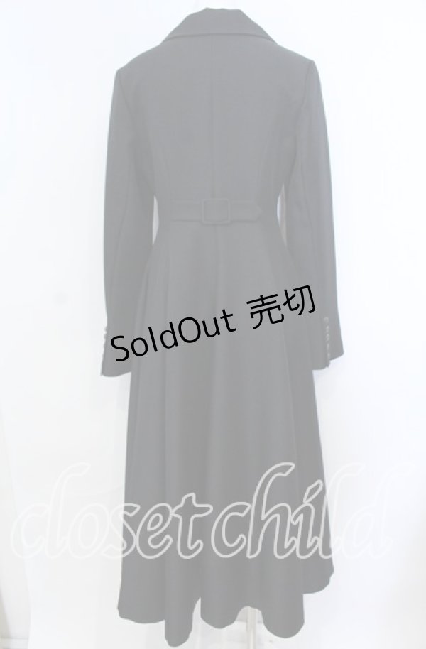 画像4: ATELIER BOZ / ロングローランドジャケット  ブラック シェルボタン O-25-08-27-008-EL-CO-IG-OS (4)