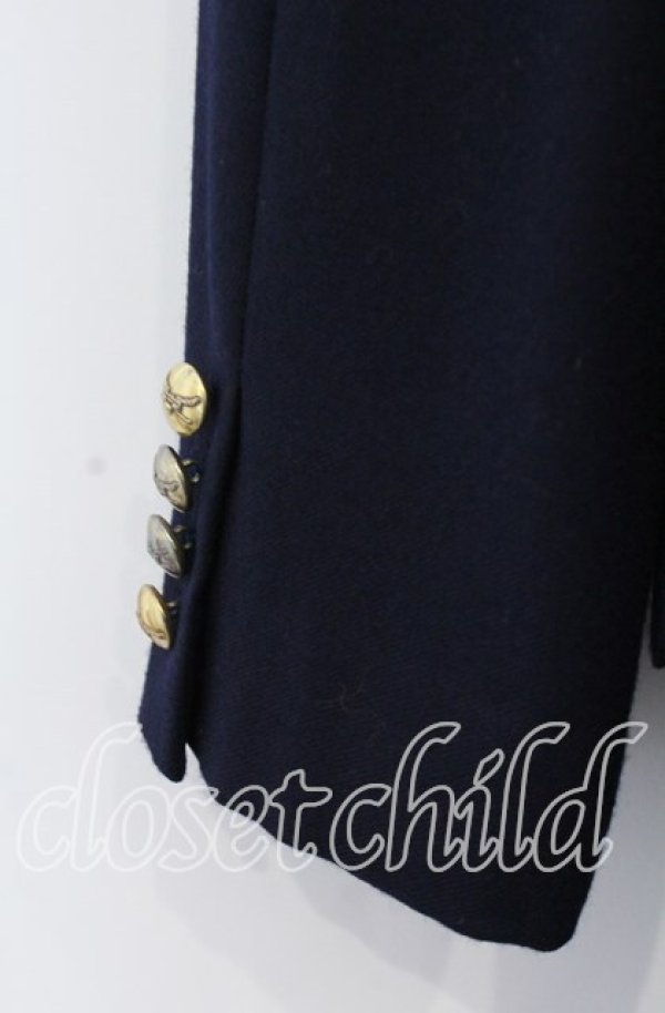 画像2: INGEBORG / 金ボタンテーラードジャケット  クロ O-25-08-27-015-LO-JA-IG-ZT079 (2)