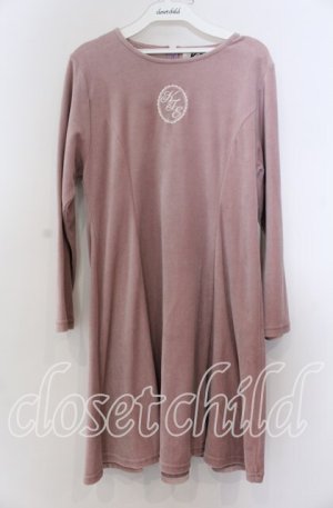 画像: Katie / DRESS IN VELVET ワンピース S ピンク O-25-08-27-020-LO-OP-OW-OS