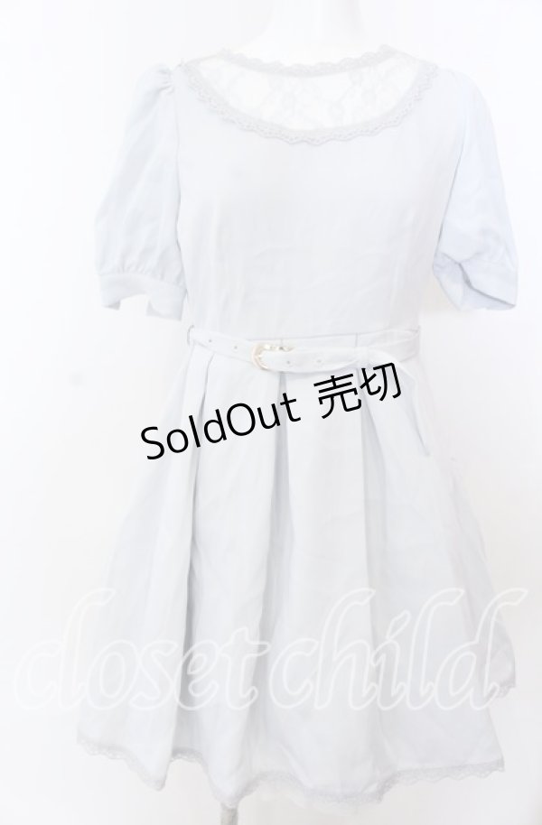 画像1: evelyn / Uキリカエワンピース  サックス O-25-08-27-029-LO-OP-OW-ZT207 (1)