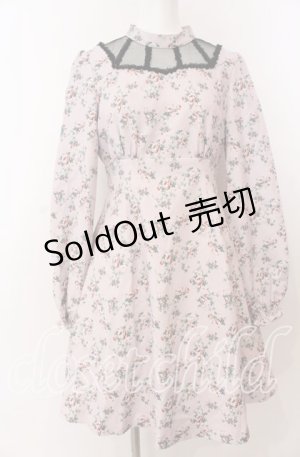 画像: EATME / Rose Floral Patternワンピース M ピンク O-25-08-27-033-LO-OP-OW-OS