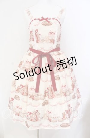 画像: axes femme kawaii / お菓子の家柄ジャンスカ M キナリ O-25-08-28-003-AX-OP-OW-OS