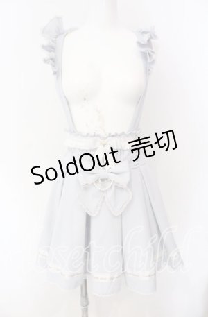 画像: LIZ LISA / ラッフルサスペンダー付スカート  サックス O-25-08-28-045-LO-SK-OW-OS