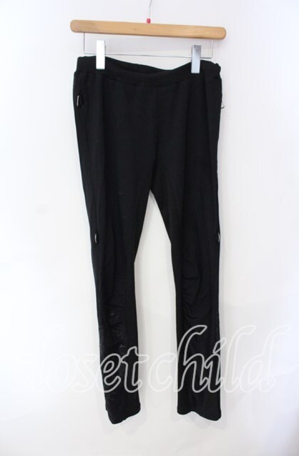 画像1: Qutie Frash / 龍ptストレッチパンツ  ブラック O-25-08-28-053-QU-PA-OW-ZT149 (1)