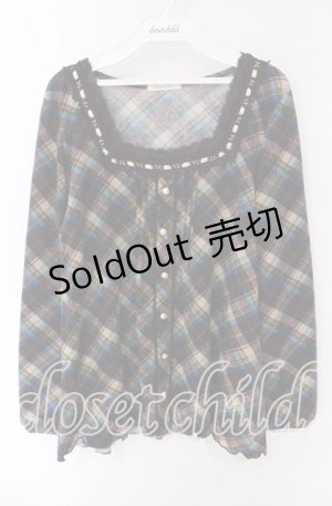 画像: axes femme / はしごレース使いプルオーバー M パープル O-25-08-28-1016-AX-TO-OW-OS