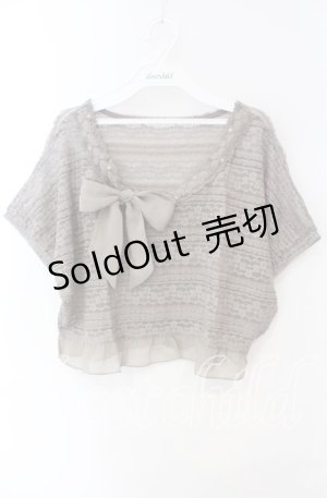 画像: axes femme / 総レースショート丈プルオーバー M グリーン O-25-08-28-1021-AX-TO-OW-OS