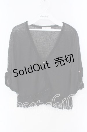 画像: axes femme / 薔薇レースボレロ  クロ O-25-08-28-1023-AX-TO-OW-OS