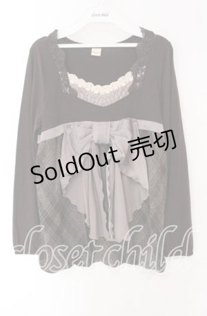 画像: axes femme / BIGリボンチュニック M ブラウン O-25-08-28-1025-AX-TO-OW-OS