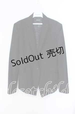 画像: JURY BLACK / フェイクオーバーラップカラージャケット S クロ O-25-08-28-008-GL-JA-OW-OS