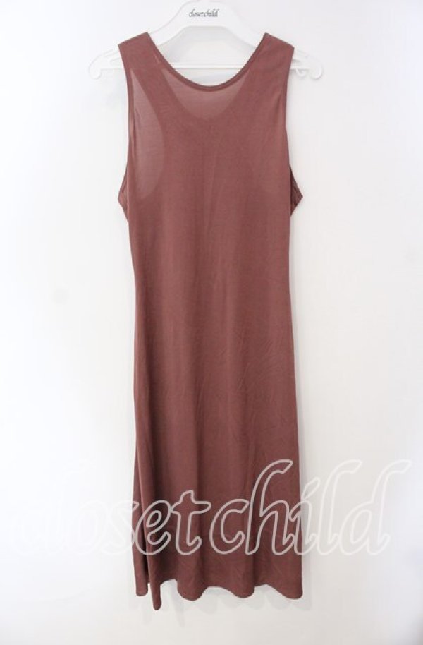 画像1: Jean Paul GAULTIER FEMME / ノースリーブワンピース 40 光沢のあるピンク O-25-08-28-021-LO-OP-OW-ZT064 (1)