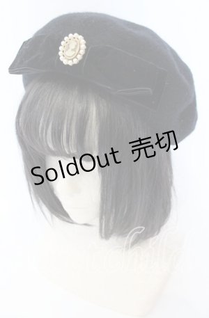 画像: m petit by misako / AMモチーフリボンベレー  クロ O-25-08-29-046-LO-AC-YM-OS