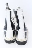 画像3: Dr.Martens （Getta Grip） / Pierre 10ホールブーツ 約22.5-23cm ブラックｘホワイト O-25-08-29-059-PU-SH-YM-ZT-K001 (3)