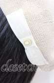 画像2: m petit by misako / NINA'SAM カメオベレー  生成り O-25-08-29-034-LO-AC-YM-ZT511 (2)