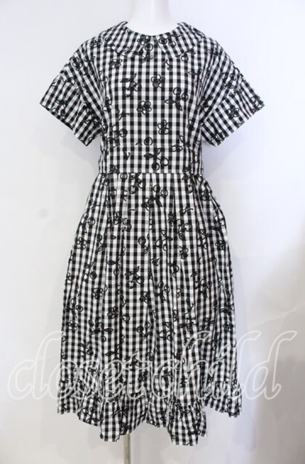 画像1: Jane Marple / Picnic cloth joyfulドレス M クロ O-25-08-30-004-JM-OP-OW-ZT039 (1)