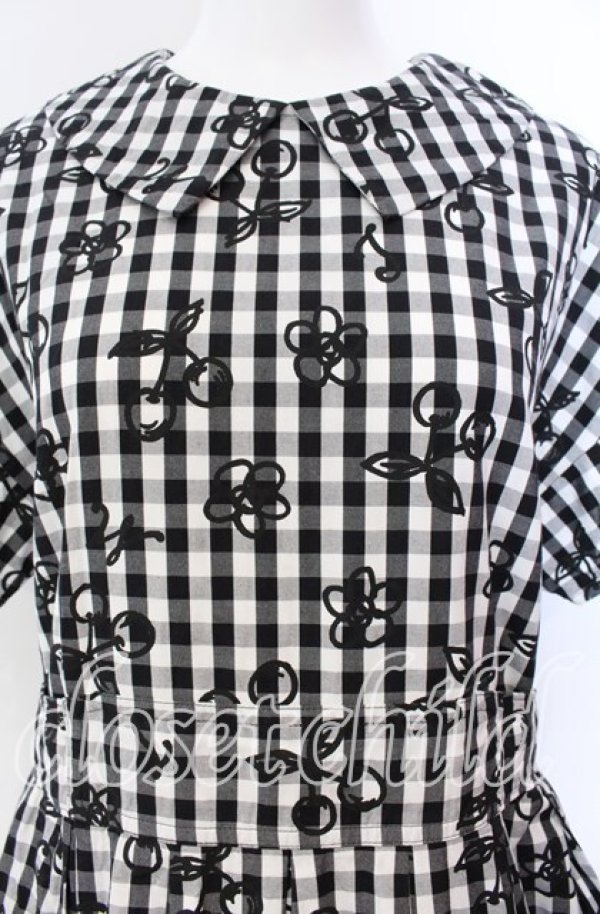 画像2: Jane Marple / Picnic cloth joyfulドレス M クロ O-25-08-30-004-JM-OP-OW-ZT039 (2)