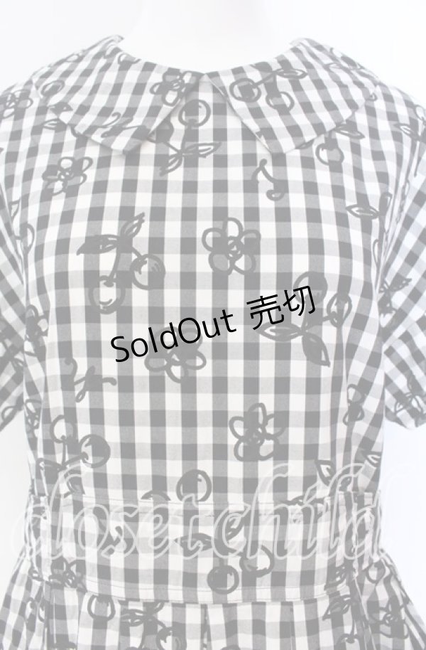 画像2: Jane Marple / Picnic cloth joyfulドレス M クロ O-25-08-30-004-JM-OP-OW-ZT039 (2)