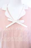 画像2: PINK HOUSE / 刺繍入りチェックロングワンピース  ピンク O-25-08-30-005-LO-OP-OW-OS (2)