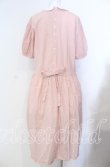 画像4: PINK HOUSE / 刺繍入りチェックロングワンピース  ピンク O-25-08-30-005-LO-OP-OW-OS (4)