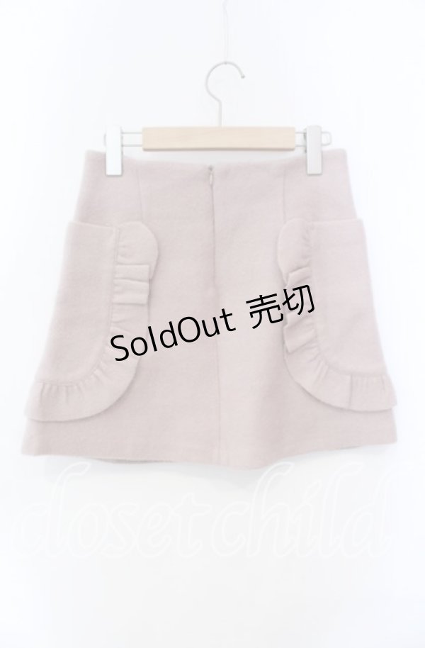 画像2: evelyn / フリルポケット台形スカート  ピンク O-25-08-30-060-LO-SK-OW-ZY (2)