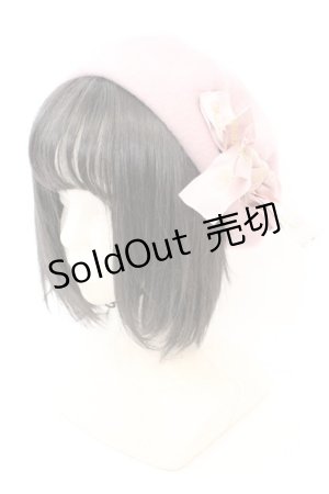 画像: LIZ LISA / リボンベレー帽  ピンク O-25-08-30-1005-LO-AC-OW-OS