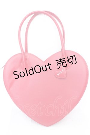 画像: MILK / 45thハートバッグ  アカ O-25-08-30-1014-ML-BG-IG-OS