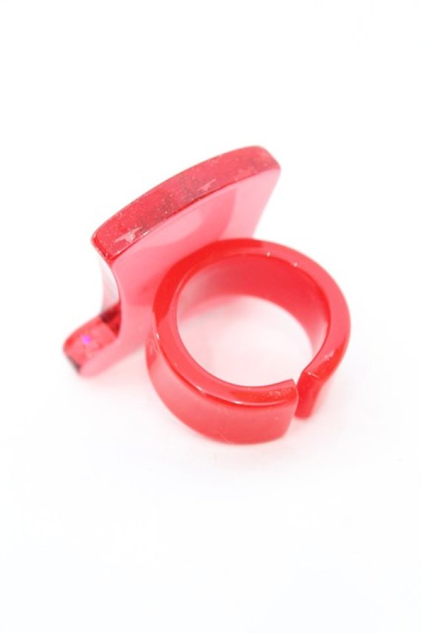 画像2: Angelic Pretty / Fantasy Theater Hatリング  アカ O-25-08-30-1017-AP-AC-IG-ZT487-F001 (2)