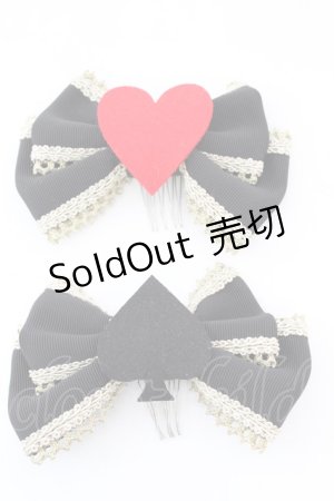 画像: Angelic Pretty / Fantastic Cardsコーム  クロ O-25-08-30-1021-AP-AC-IG-OS