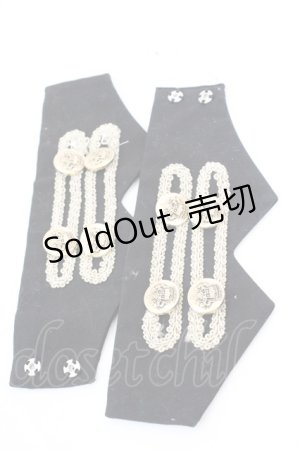 画像: Angelic Pretty / ナポレオンカフス  クロ O-25-08-30-1022-AP-ZA-IG-OS