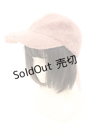 画像: merry jenny / エコファーcap　キャップ F ピンク O-25-08-30-1003-LO-AC-OW-ZT511