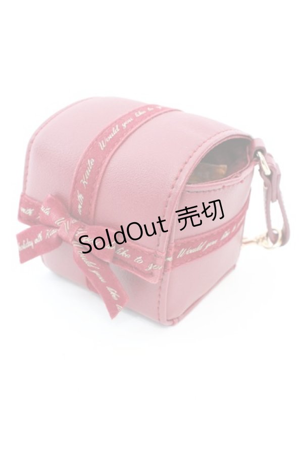 画像1: Fi.n.t / プレゼントボックスポーチ  アカ O-25-08-30-1025-CA-ZA-IG-ZT450 (1)