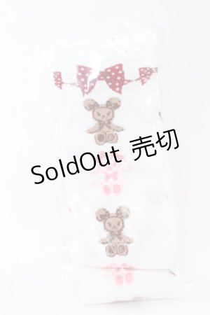 画像: BABY,THE STARS SHINE BRIGHT / くみゃちゃんのSweet Heart Check柄オーバーニーソックス  シロ O-25-08-30-1027-BA-ZA-IG-ZT487-F003